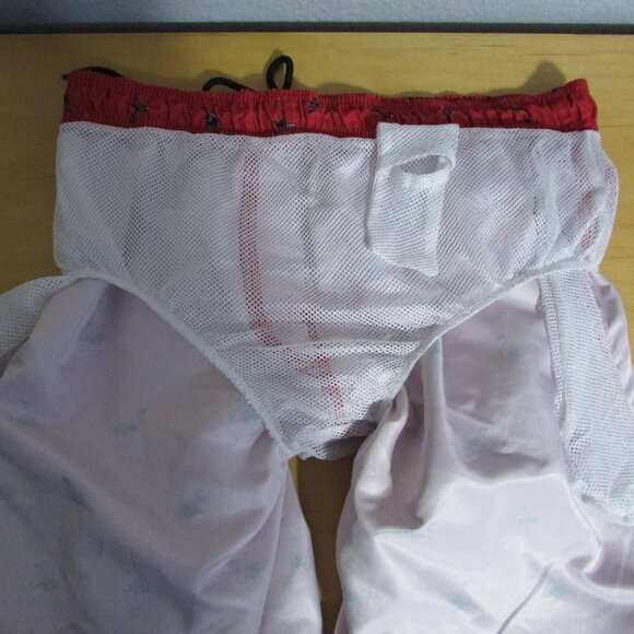 Rugby University Red Flamingo Swim Trunks Shorts - Picture 8 of 8